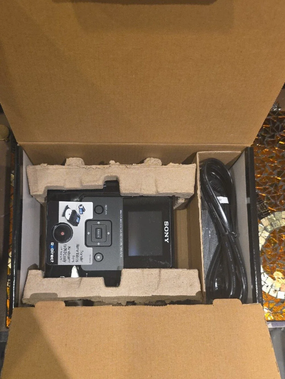 Sony Black and White DVDirect Multi-Function DVD Recorder Box